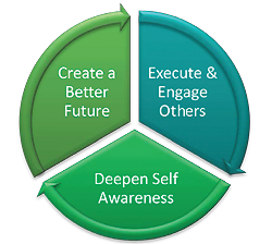 Create a better future; Execute and engage others; Deepen self awareness